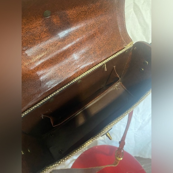 Vintage leather purse with buckle clasp - Picture 5 of 6